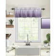 thumbnail image 2 of Grey White Valance for Windows Ombre Curtains Valances Modern Gradual Color Curtains Rod Pocket Window Treatment for Kitchen Living Room Bedroom Bathroom Home Decor 1 Panel 54x18 Inch, 2 of 6