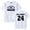 White, variant on Heated Rivalry Hollander 24 Merch T-Shirt Women Men Casual Crewneck Short Sleeve Tee