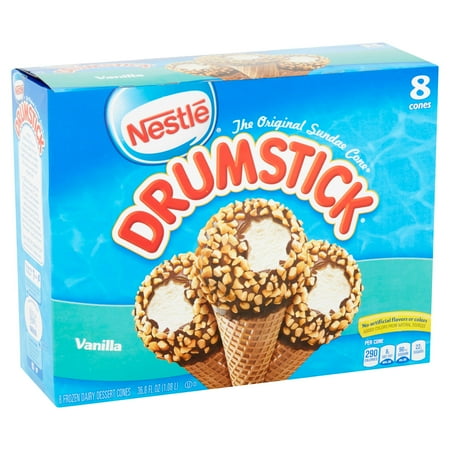 drumstick dairy dessert cones vanilla