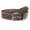 Black/Brown, variant on Two Tone Embossed Detailing Sanding Soft Hand Vintage Cowhide Leather Belt