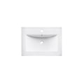 thumbnail image 6 of Swiss Madison Pierre 24" Open Shelf Chrome Frame Wall-Mounted Bathroom Vanity with Sink Top, 6 of 9