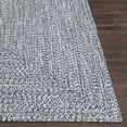 thumbnail image 4 of Mark&Day Outdoor Rugs, 8x10 Cuijk Cottage Indoor/Outdoor Dark Blue Area Rug, Non Shedding Blue Cream Carpet for Patio, Porch, Deck, Bedroom, Living Room or Kitchen (7'6" x 9'6"), 4 of 8