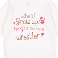 thumbnail image 3 of Inktastic Wrestling Future Wrestler Girls Toddler Sweatshirt, 3 of 4