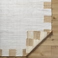 thumbnail image 4 of Hauteloom Yuval Jute Living Room, Bedroom Area Rug - Traditional, Transitional - Cream, Charcoal - 5' x 7'6", 4 of 6