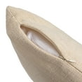 thumbnail image 4 of Creative Co-Op Woven Cotton Slub Printed Pillow with Abstract Face, Multicolor, 4 of 5