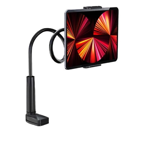 Fenzer Gooseneck Tablet Holder Stand for Bed Desk Table Adjustable Flexible Arm Mount Clamp Compatible with iPad Air Mini | Galaxy Tabs | Fire | Switch | Phone or Other 4.7-10.5" Devices