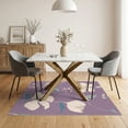 thumbnail image 3 of ODIKA 5'x7' Cream Lavender Floral Elegance Washable Area Rug Charming Spring Blossom Design Easy Care, Non-Shedding, Pet Friendly, for Small Living Room, Bedroom, 3 of 7