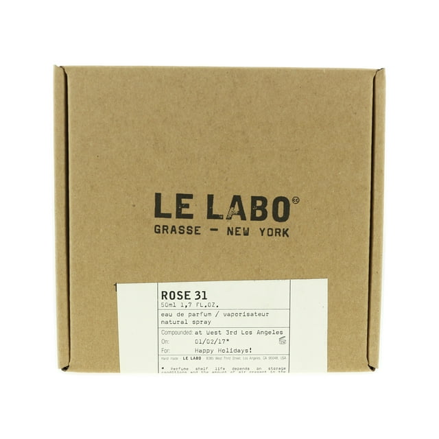 Perfume Le Labo Rose 31 Eau De Parfum en aerosol para mujer, 50 ml