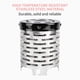 thumbnail image 2 of Inteprter Outdoor Mini Heating Hood Stove Heater Furnace Cover Steel Garden Stainless Home Equipment Winter Autumn Sleeve Jardín y Patio, 2 of 6