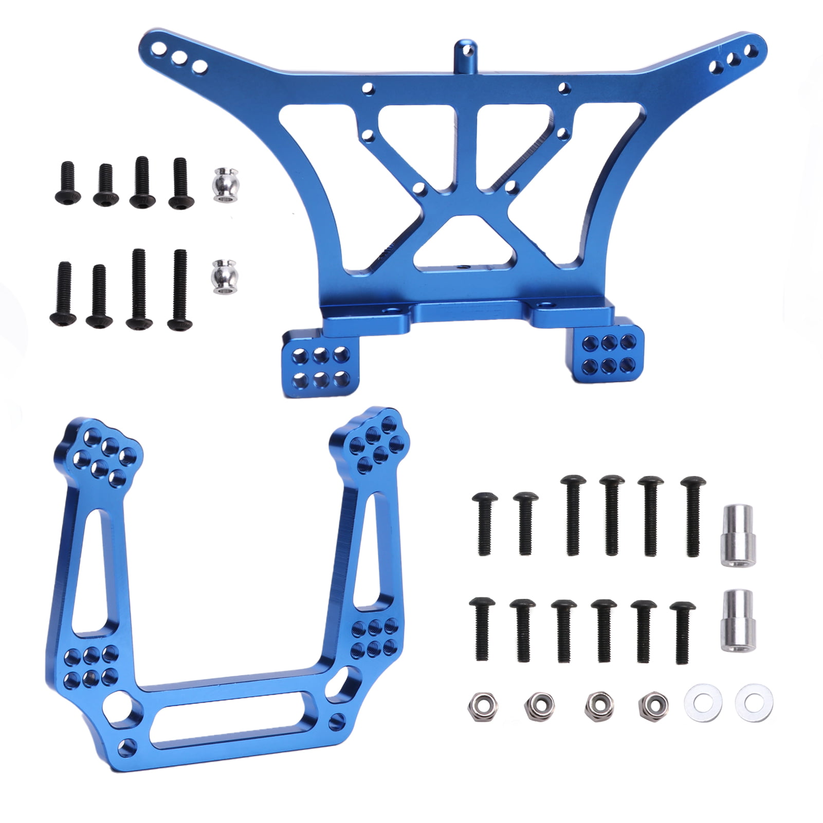 Blue-Anodized Alloy Rear Shock Tower 3638 for 1/10 Traxxas Slash Stampede 2WD Upgrade Parts 