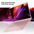 thumbnail image 3 of 15.6 Inch Laptop, 16GB RAM 4000mAh Battery, Full HD Display, N5095 Processor Student Computer, Safe Data, Backlit Keyboard, Multiple Ports for Business Work,, 3 of 7