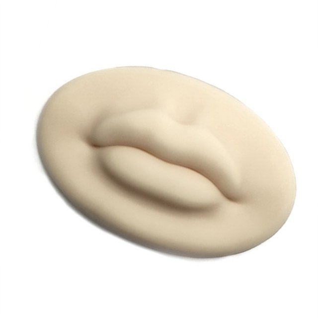 sweethay Práctica de maquillaje permanente 3D Labio artificial Adhesivo para principiantes Accesorios de enseñanza de la piel Suministros de Type2 NO2