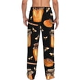 thumbnail image 3 of Easygdp Bee and Honey Men's Pajama Pant, Sleep Elastic Waistband Lounge Pants - Medium, 3 of 9