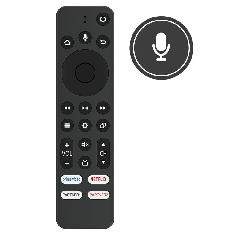 New NS-RCFNA-21 CT-RC1US-21 Voice Replace Remote Control fit for Toshiba &  Insignia TV NS-24F202NA22 NS-55F501NA22 NS-65F501NA22 NS-50F501NA22