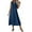 Blue, variant on Horkkom Summer Dresses for Women V Neck Sleeveless Maxi Dresses Casual Loose Solid Color A Line Dresses L