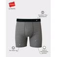 thumbnail image 2 of Hanes Ultimate Boxer Briefs Men's 5 pack No Ride Up Comfort Flex  TAGLESS Underwear, 2 of 7