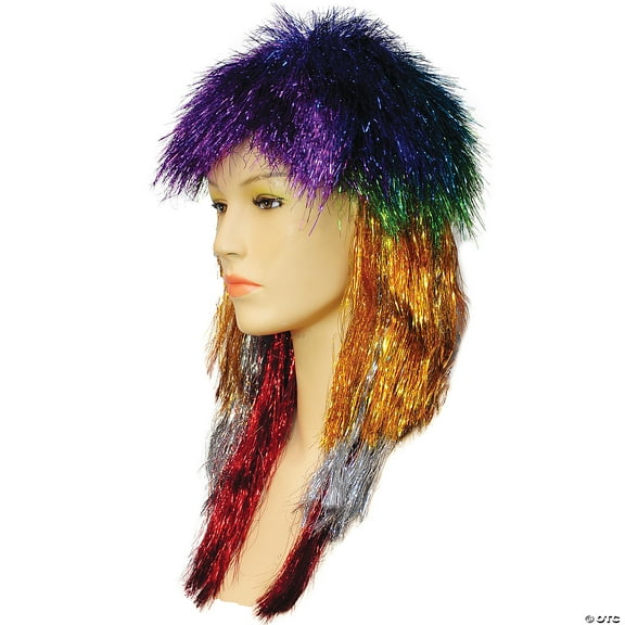 Long Punk Tinsel Wig