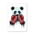 thumbnail image 1 of 2 piezas de lienzo de Panda de boxeo, pintura artística de pared, imagen impresa, decoración para el hogar y la Oficina, 1 of 5