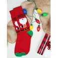 thumbnail image 4 of MeMoi Men's Santa Claus and Suds Holiday Crew Novelty Socks - Mens - Male, 10-13, Tango Red, 4 of 4