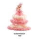 thumbnail image 4 of Cateissary Baby Doll Dress Newborn Home School Nursery Dormitorio Vestir Juguete Adorable Cumpleaños para Niños Niños Decoración Melon rojo Cateissary HA073524-03, 4 of 6