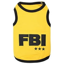 Parisian Pet Dog Clothes FBI T-Shirt