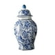 thumbnail image 3 of Jarrón de cerámica para jengibre, de porcelana, con tapa, para guardar té mandarín. Tarro general hexagonal, 3 of 9
