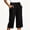 Black, variant on BUIGTTKLOP Jean Capris for Women with Pockets High Waisted Denim Pants Dressy Casual Cropped Pant for Casual Summer