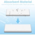 thumbnail image 2 of Wall Mount Electric Toothbrush Holder for Bathroom, Shower, 2 Slots Aluminum Alloy Power Toothbrush Hanger, Self Adhesive Wallmount Tooth Brush Organizer Compatible with 7am2m (White), 2 of 6