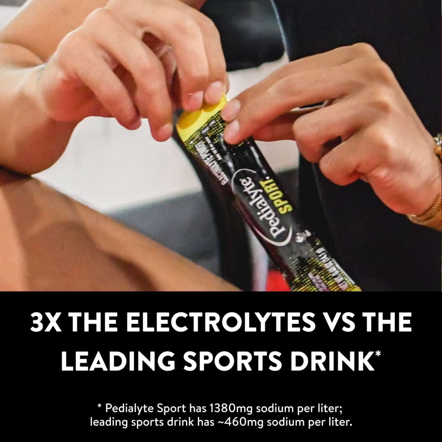 (2 pack) Pedialyte Sport Electrolyte Powder, Lemon Lime, 6 Powder Packets