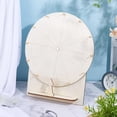 thumbnail image 4 of Wooden Tabletop Spinning Prize Wheel Game with Stand Blanched Almond 4.4x2.5x0.2cm for DIY, 4 of 5