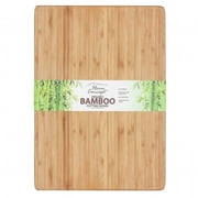 [ HEIM CONCEPT ] 1PC Premium Large [17 x 12 x 2] Organic Bamboo Butcher Block Chopping Board Professional Grade