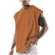 thumbnail image 1 of Top Abrigo Hombres de Moda de Color Sólido sin Mangas con Capucha, Versátil Fitness Ocio Nylon Spandex, 1 of 3
