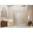thumbnail image 2 of Eclipse 68 in. x 78 in. Fully Frameless Glass Sliding Shower Doors, 2 of 7