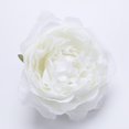 thumbnail image 4 of 10 piezas Vintage peonía artificial flores cabeza de tela perfecl Blanco, 4 of 8
