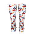 thumbnail image 6 of Pofeuu Cartoon Helicopter Print Stockings, Adult Running Hiking Socks for Youth and Adult-One Size, 6 of 8