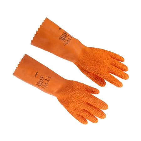 

Ymiko Heavy Duty Work Gloves Reusable Protective Gloves For Organic Base Protection For Mechanical Protection