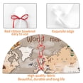 thumbnail image 4 of Picia World Map With Animals Print Christmas Tree Skirt , Christmas Tree Skirt Ornaments for Merry Christmas Holiday Party Decorations Indoor Outdoor-36", 4 of 7
