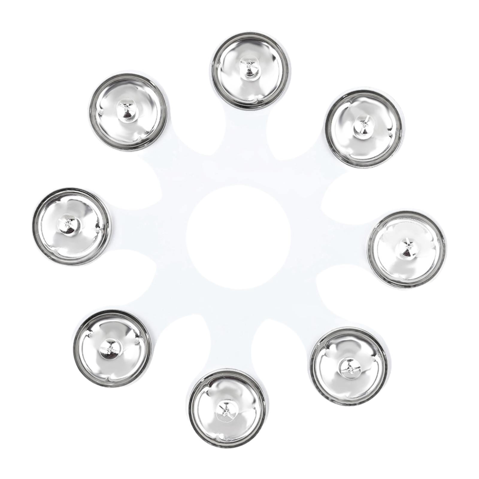 JWQFBC Hi Hat Tambourine Gifts Hand Held Percussion for KTV Stage Performance Party