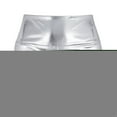 thumbnail image 4 of Yartina Womens Sexy Oily Glossy Booty Shorts Solid Hot Pants High Waist Underwear Rave Dancewear Silver M, 4 of 7