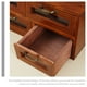 thumbnail image 3 of Organizador de escritorio de oficina en casa de doble capa con 4 cajones de almacenamiento, caja de almacenamiento de madera, 3 of 7