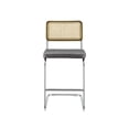 thumbnail image 5 of Art Leon Set of 2 Bar Stools Chair Faux Leather with Chrome Legs, 5 of 6