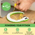 thumbnail image 4 of Zshan Infrared Remote Control Cobra Cat Toy Funky Demogogy Simulation Snake USB Charging Interactive Green 1 Piece, 4 of 5