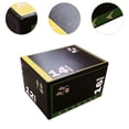 thumbnail image 2 of Almencla 3 in 1 Plyometric Jumping Box Plyometric Box Equipment Jump Training Box Step up Box, Plyo Box for Strength Training Exercise 40cmx30cmx35cm, 2 of 6