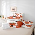 thumbnail image 5 of Feelyou Cartoon Fox Family Bedding Comforter Set 7-Piece for Kids, Kawaii Wildlife Animal King Bedding Sets, Farmhosue Flower Bed Sheets, Super Cozy Room Decor, 5 of 7