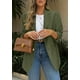 thumbnail image 5 of Blazer PRETTYGARDEN 2025 para mujer, casual, de negocios, color verde militar, 5 of 5
