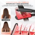 thumbnail image 3 of Plancha para Cabello, Plancha de Cabello Profesional 2 En 1 Con Tecnolog&iacute;a Infrarroja y Cer&aacute;mica, Placas Extras Anchas de 56MM, 17 Temperaturas Ajustables, Pantalla LED, Para Tod, 3 of 9