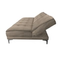 thumbnail image 4 of Sofa Cama Reclinable El Bazar Store Zeus Beige Terciopelo Futon 3 posiciones Abotonado Sala, 4 of 6