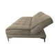 thumbnail image 4 of Sofa Cama Reclinable El Bazar Store Zeus Beige Terciopelo Futon 3 posiciones Abotonado Sala, 4 of 6