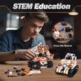 thumbnail image 3 of Kit de robótica STEM Kyanio 3 en 1 para control remoto/aplicación/voz de 8 a 14 años, 3 of 7