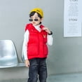 thumbnail image 5 of Esaierr Toddler Boys Girls Fall Winter down Puffer Cotton Vest Sleeveless Jacket for Kids Hooded down Cotton Waistcoat for 3-8 Years Old, 5 of 7